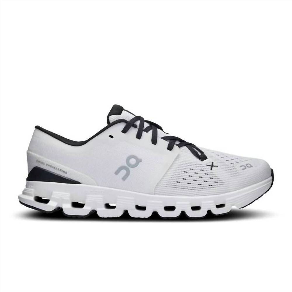 NEW ON women's cloud x4 running shoes in ivory, black